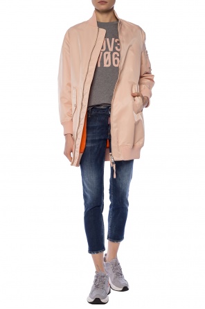 Long-line bomber jacket, zdjęcie 2 Long-line bomber jacket od Valentino Red